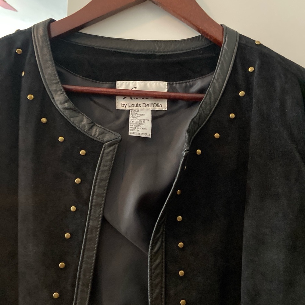 Vintage Suede Studded Jacket - Picture 5 of 6